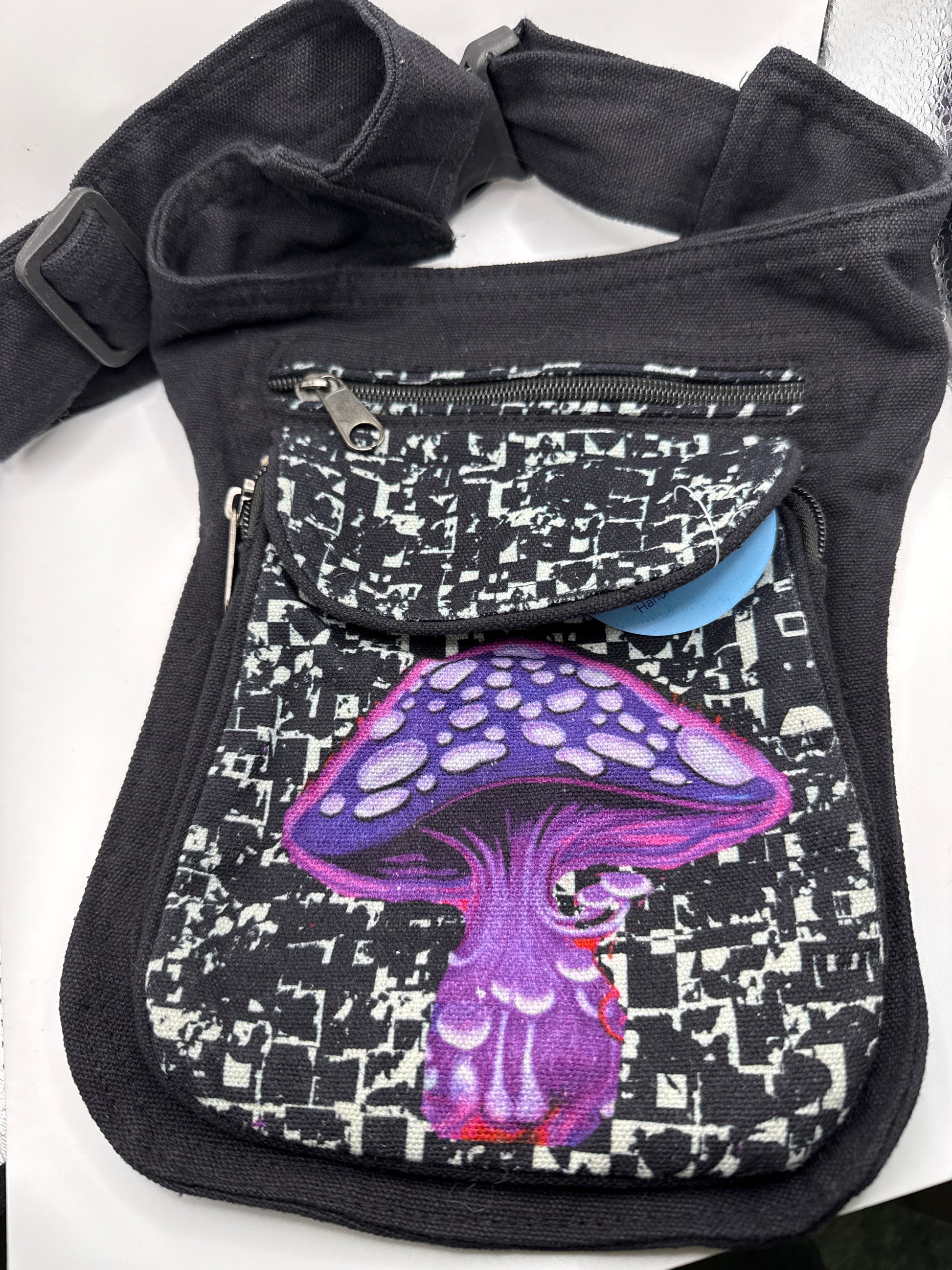 Magic Mushroom Cotton Fanny Pack.