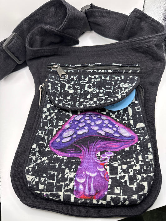 Magic Mushroom Cotton Fanny Pack.