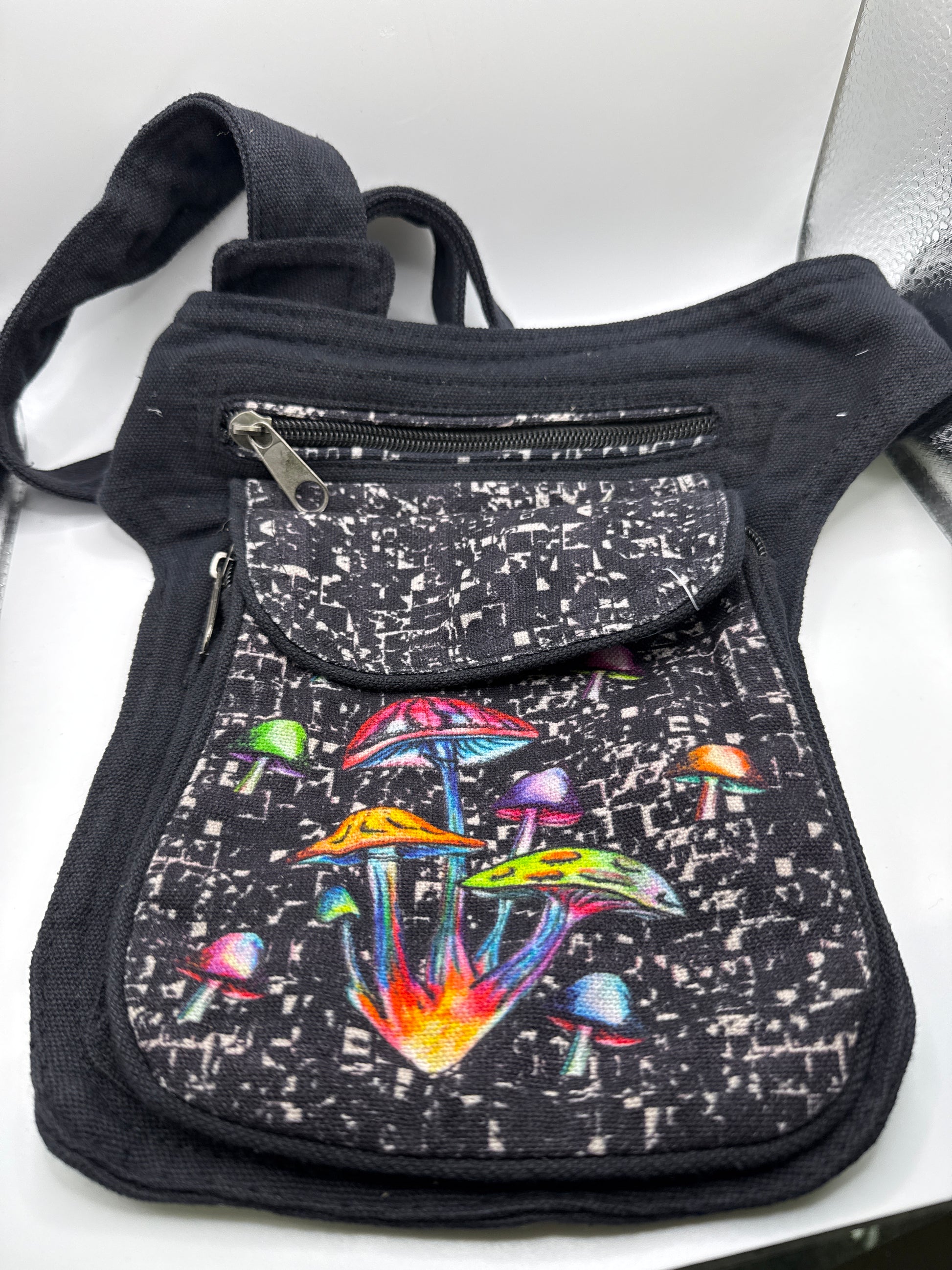 Magic Mushrooms Cotton Fanny Pack.