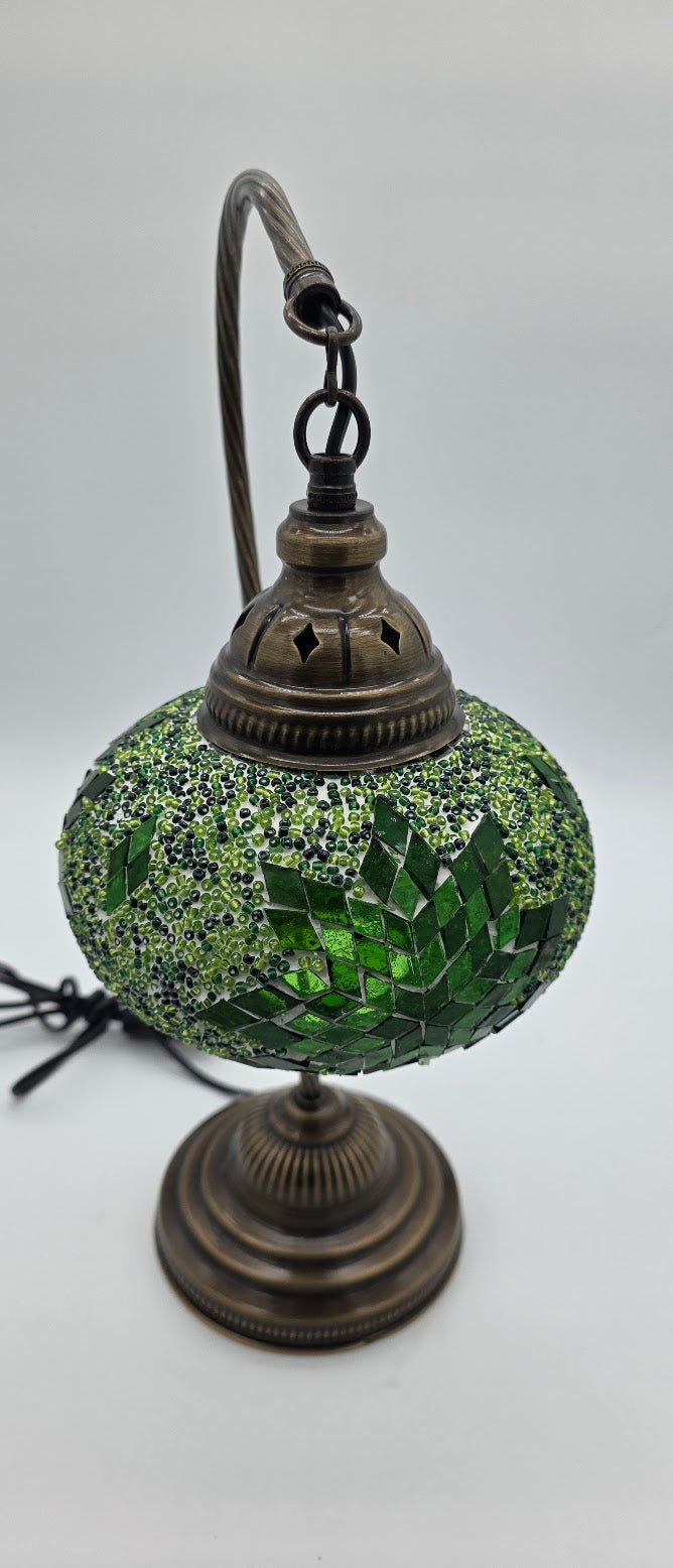 Medium Green Neck Lamp.