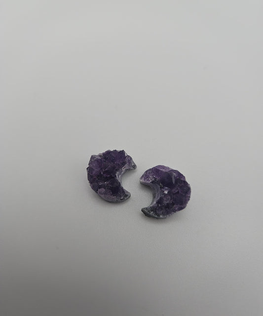Mini Druzy Amethyst Moon.