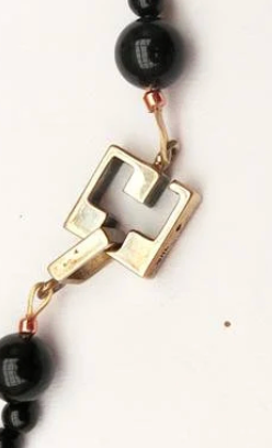Modern Silver & Bronze Square Slot Clasp: Necklace Bracelet Jewelry Finding.