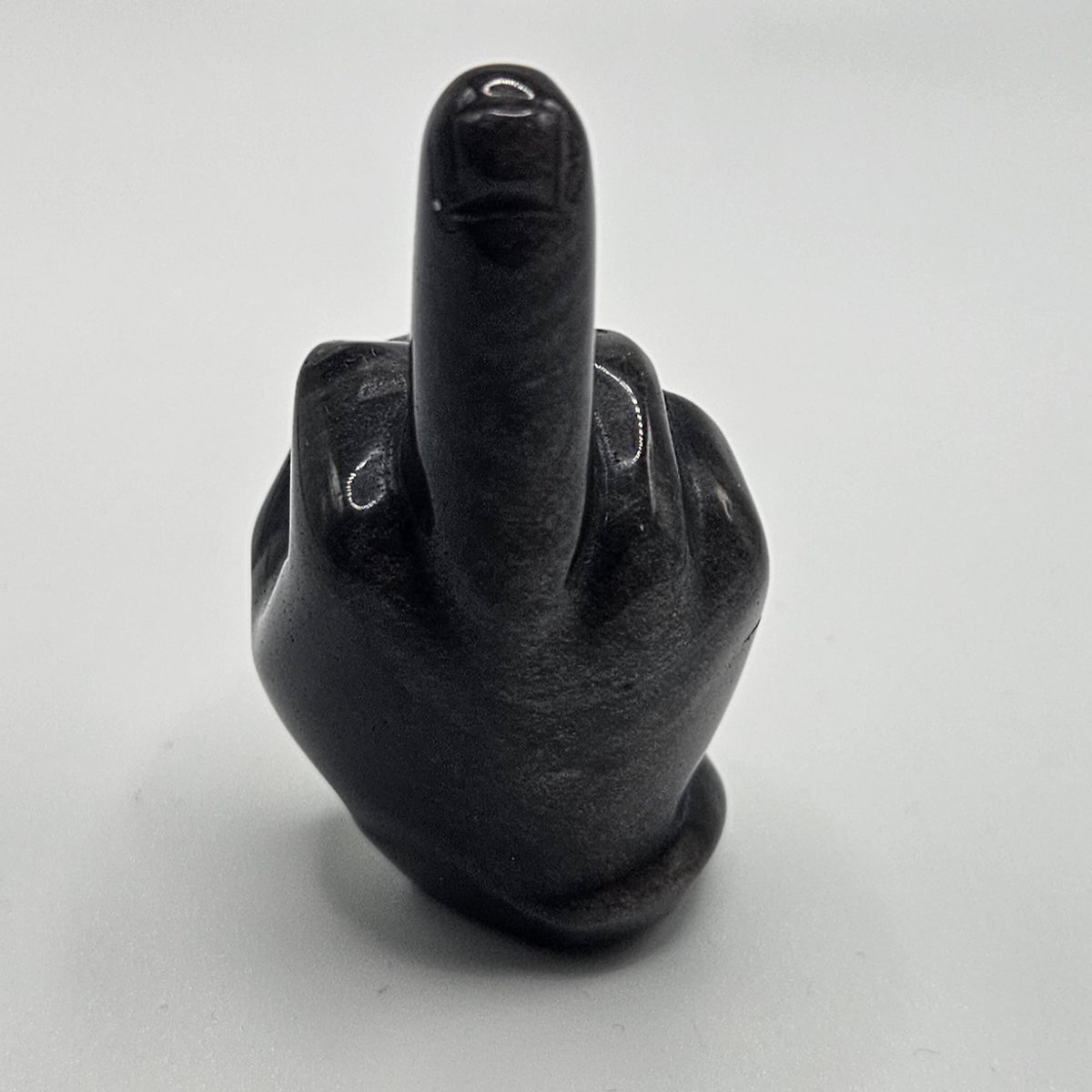 Obsidian Middle Finger Specimen 2 inch.