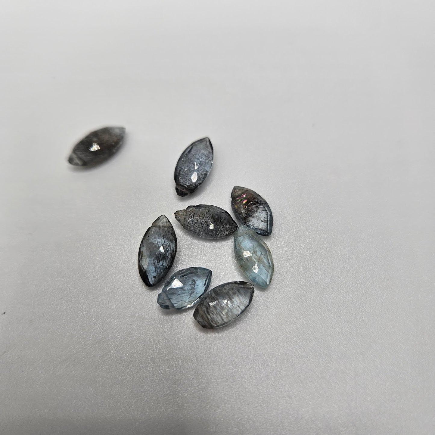 Petra Aquamarine Drop Faceted Single.