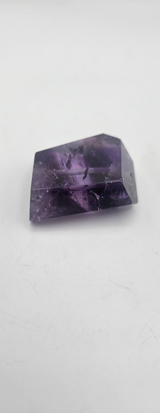 Premium Hand Cut Amethyst Extra Large Center Drilled.