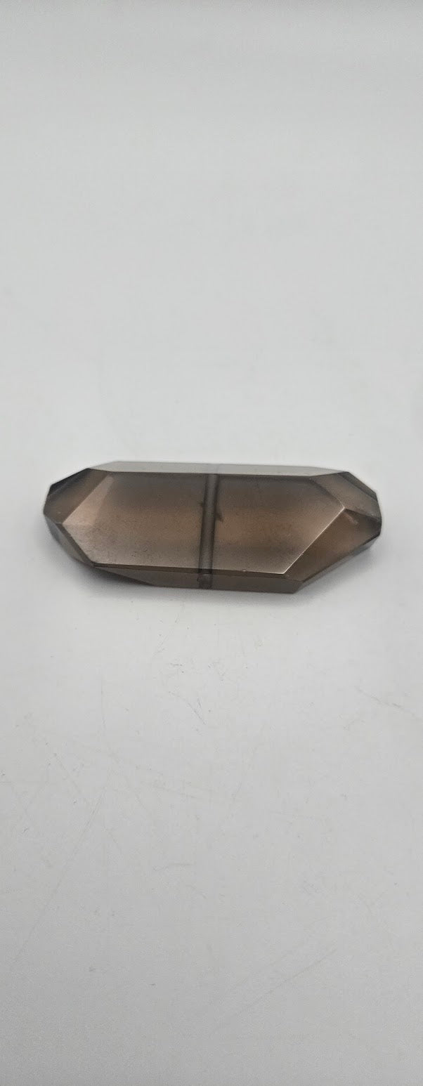 Premium Hand Cut Smokey Quartz Extra Large Center Drilled.