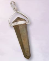 Pyrite Swing Point Pendant.