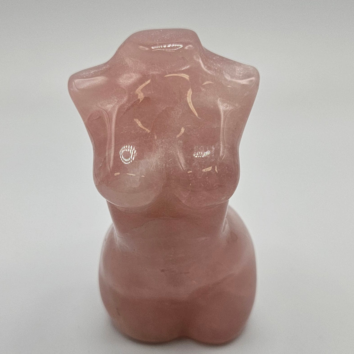 Rose Quartz Goddess Body 3 inch.
