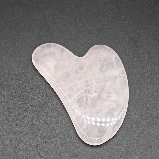 Rose Quartz Gua sha.