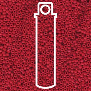 SIZE 11 SEED BEAD OPAQUE MAROON COLOR.