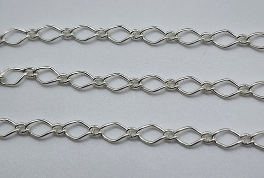 Sterling Silver Elegant Link Chain 2.5mm.