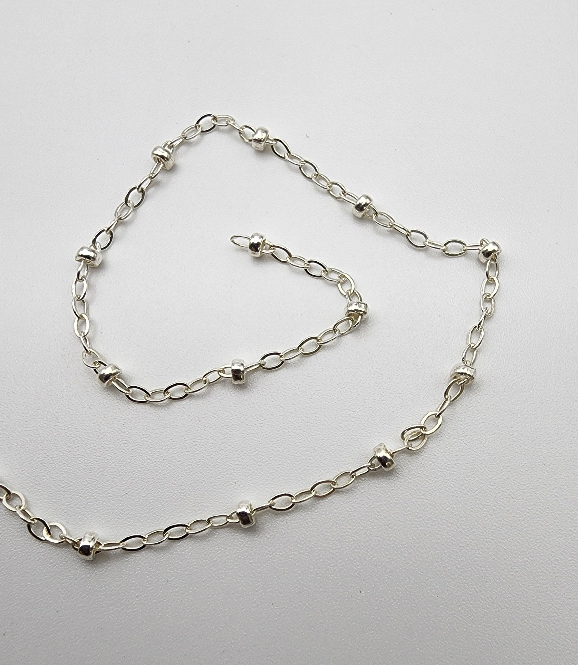 Sterling Silver Satellite Chain 2.5mm Sold Per Foot.