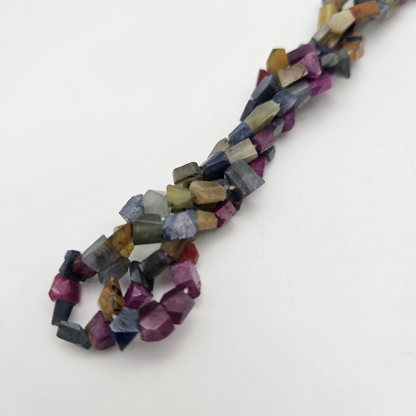 Sapphire Chip Bead Strand.