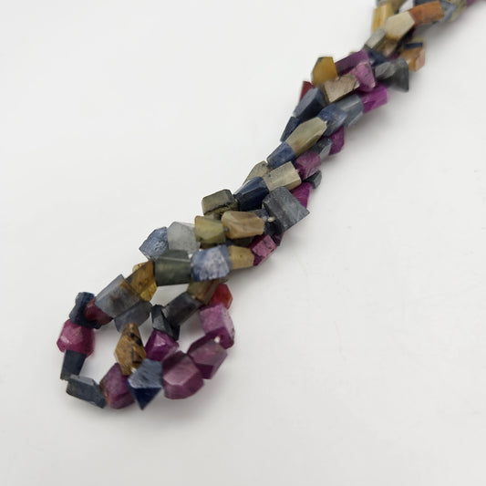 Sapphire Chip Bead Strand.