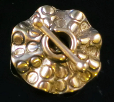 Sea Urchin Toggle Clasp Silver Bronze.