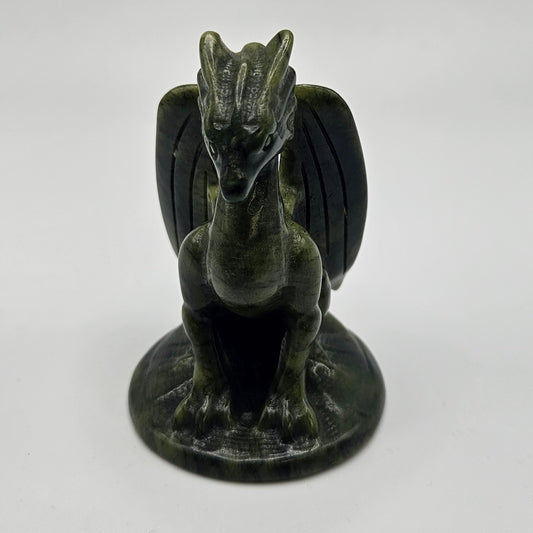 Serpentine Sitting Dragon 3 inch.