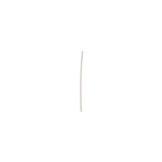 Silver Plated Headpin 24GA w/ 2mm Ball 2.0" 10 pack.