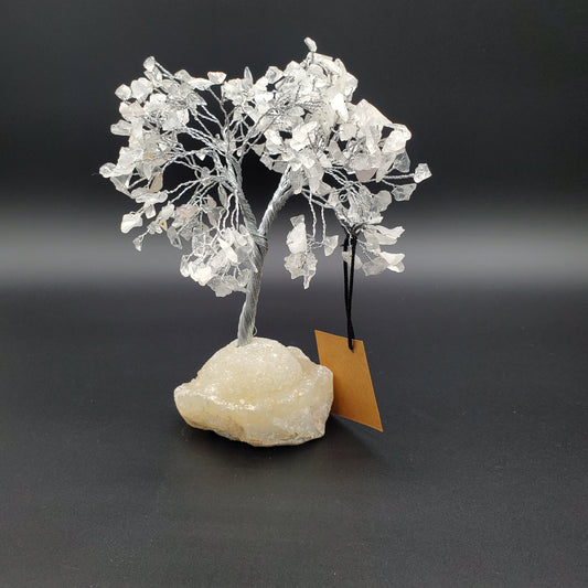 Silver Quartz Bonsai Tree.