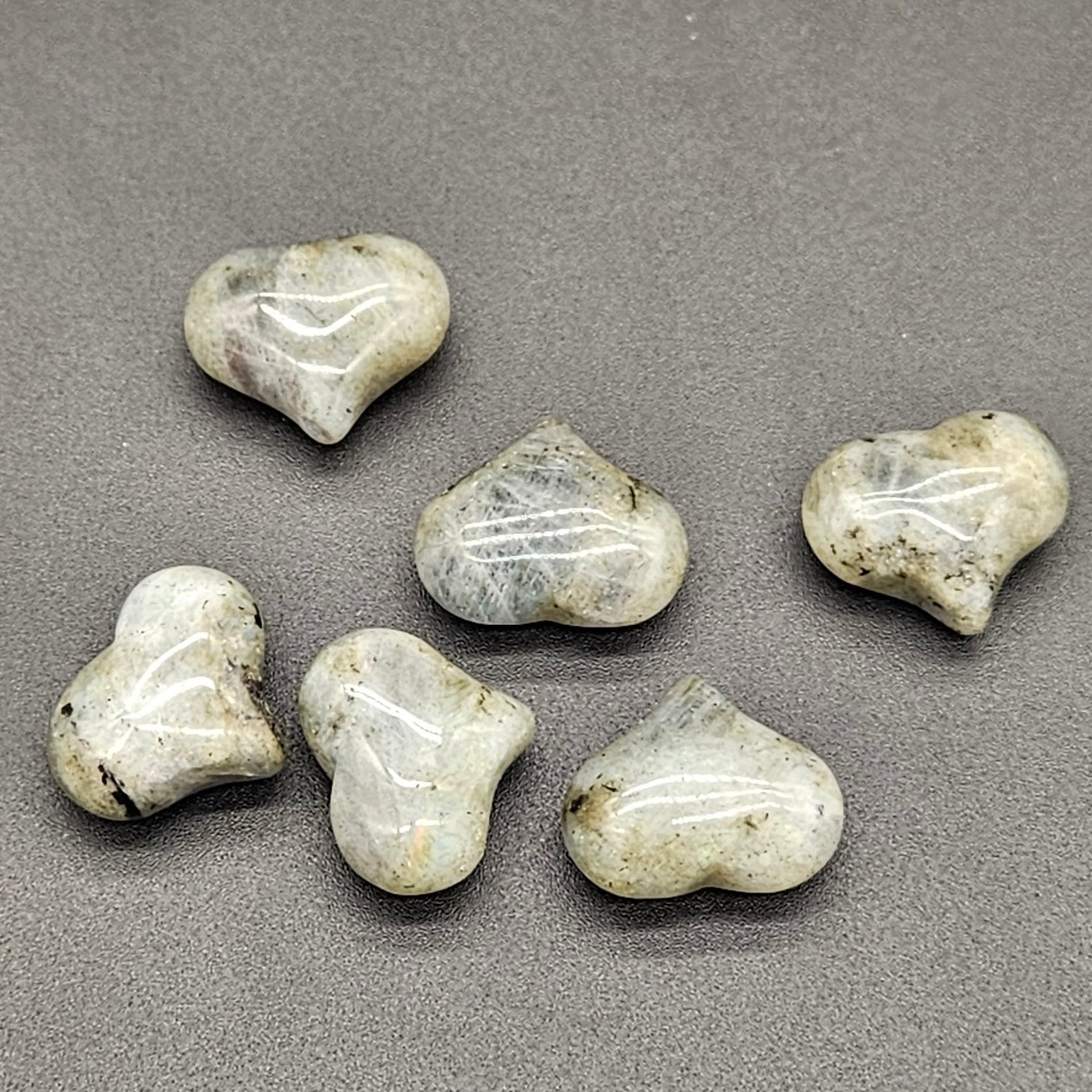 Small Labradorite Heart.
