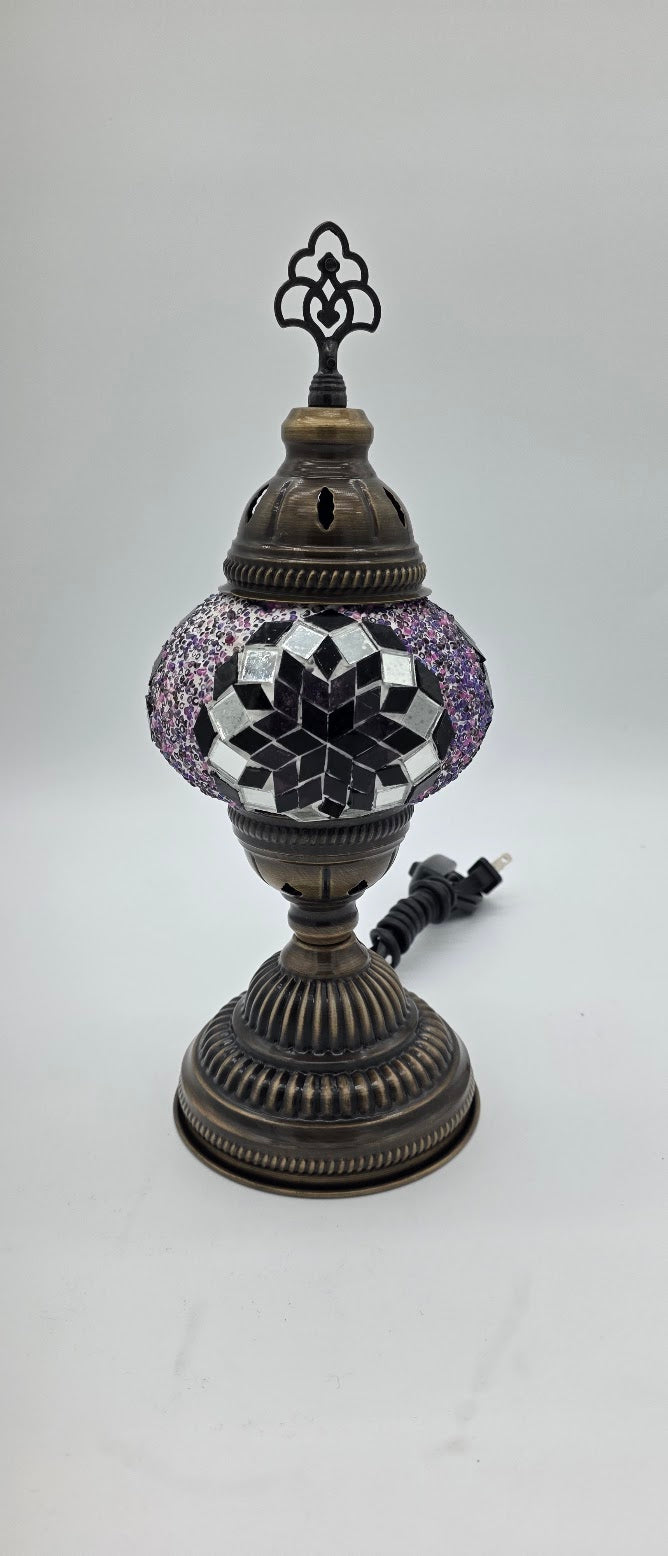 Small Purple Star Table Lamp.