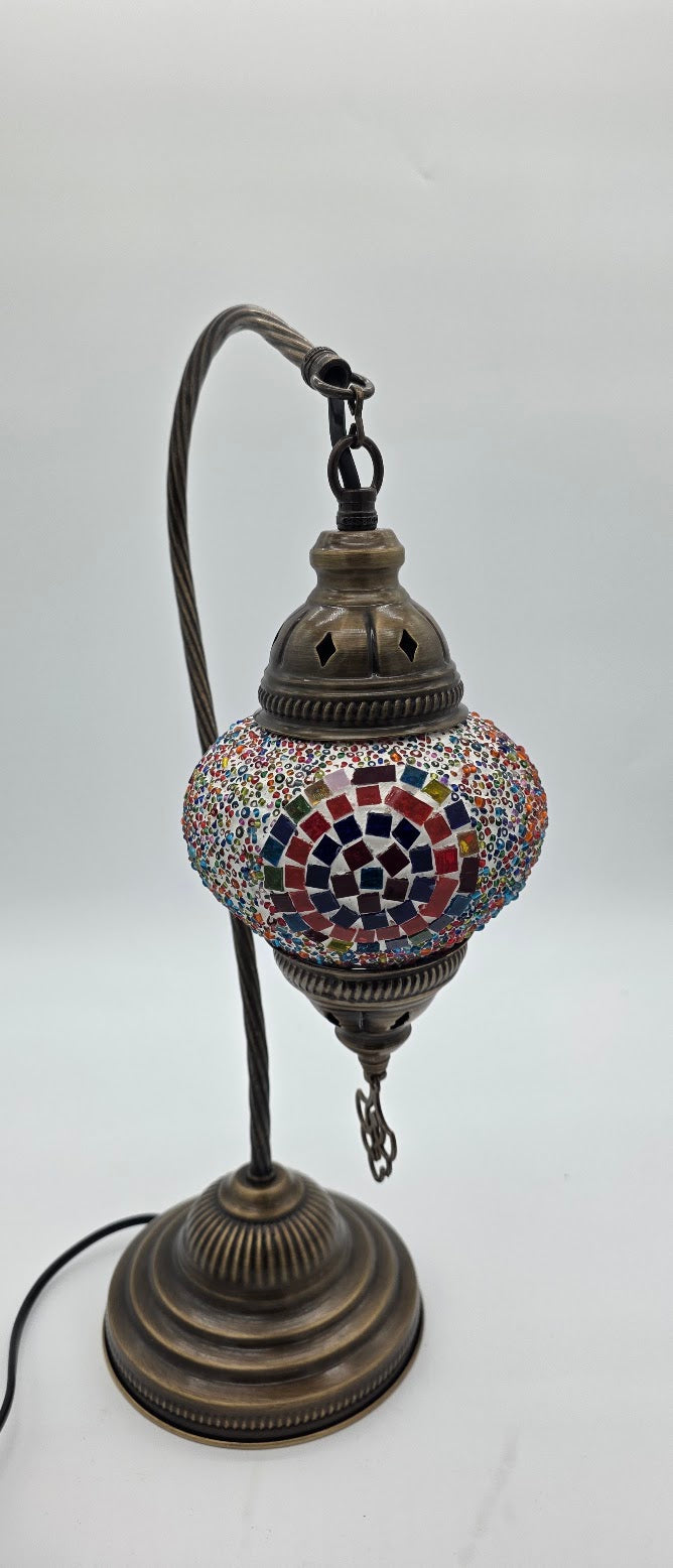 Small Rainbow Circular Neck Lamp.