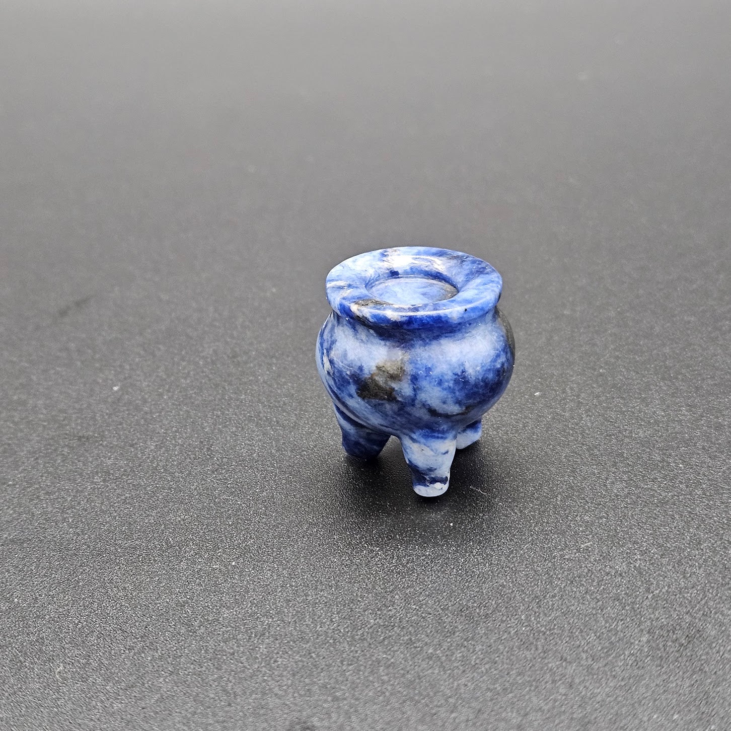 Sodalite Witch Pot.