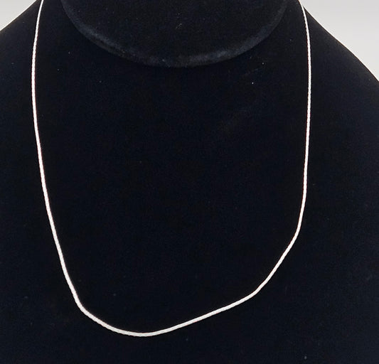 Sterling silver 18in cardano.
