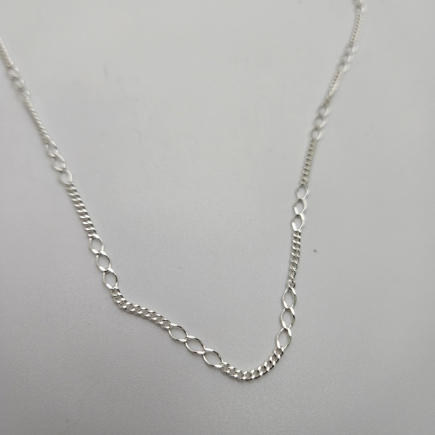 Sterling Silver 3 Long and Curb Chain By The Foot.