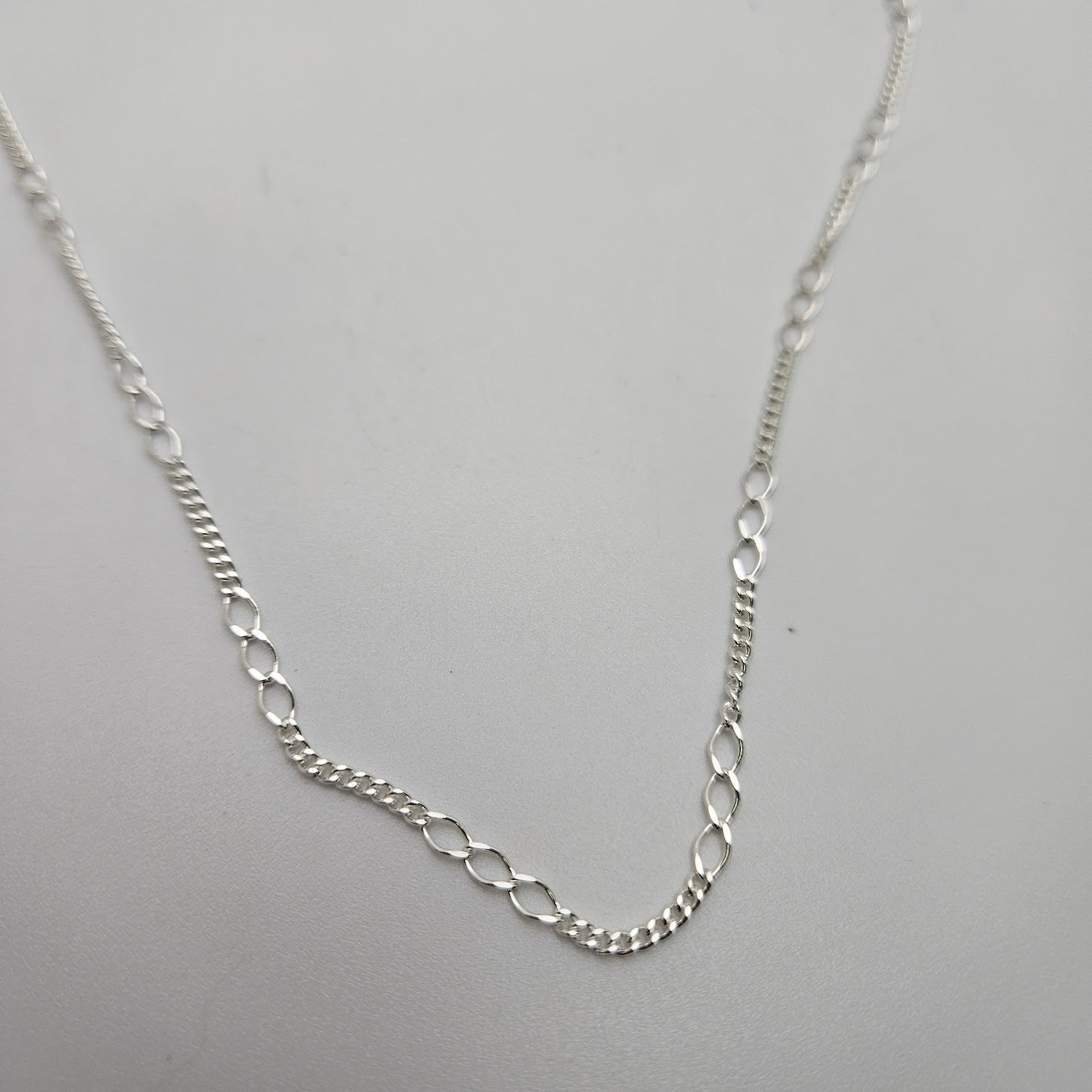 Sterling Silver 3 Long and Curb Chain By The Foot.