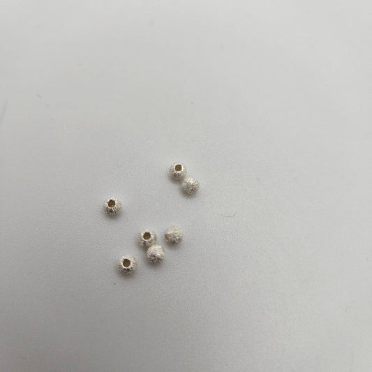 Sterling Silver 3mm Stardust Round.