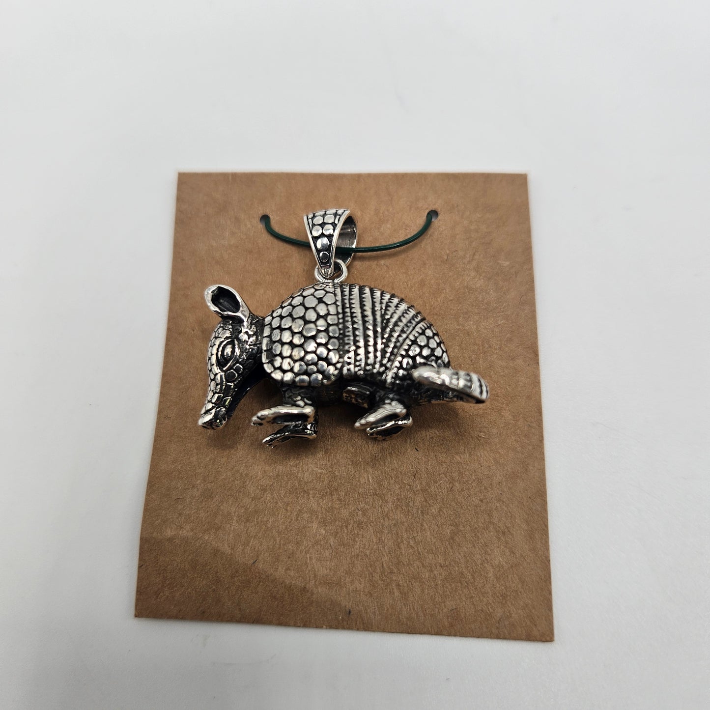 Sterling Silver Armadillo Pendant.