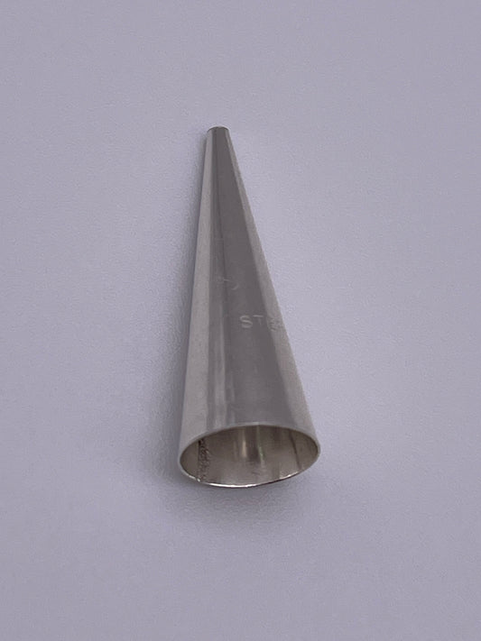 Sterling Silver Cone 1 1/8”.