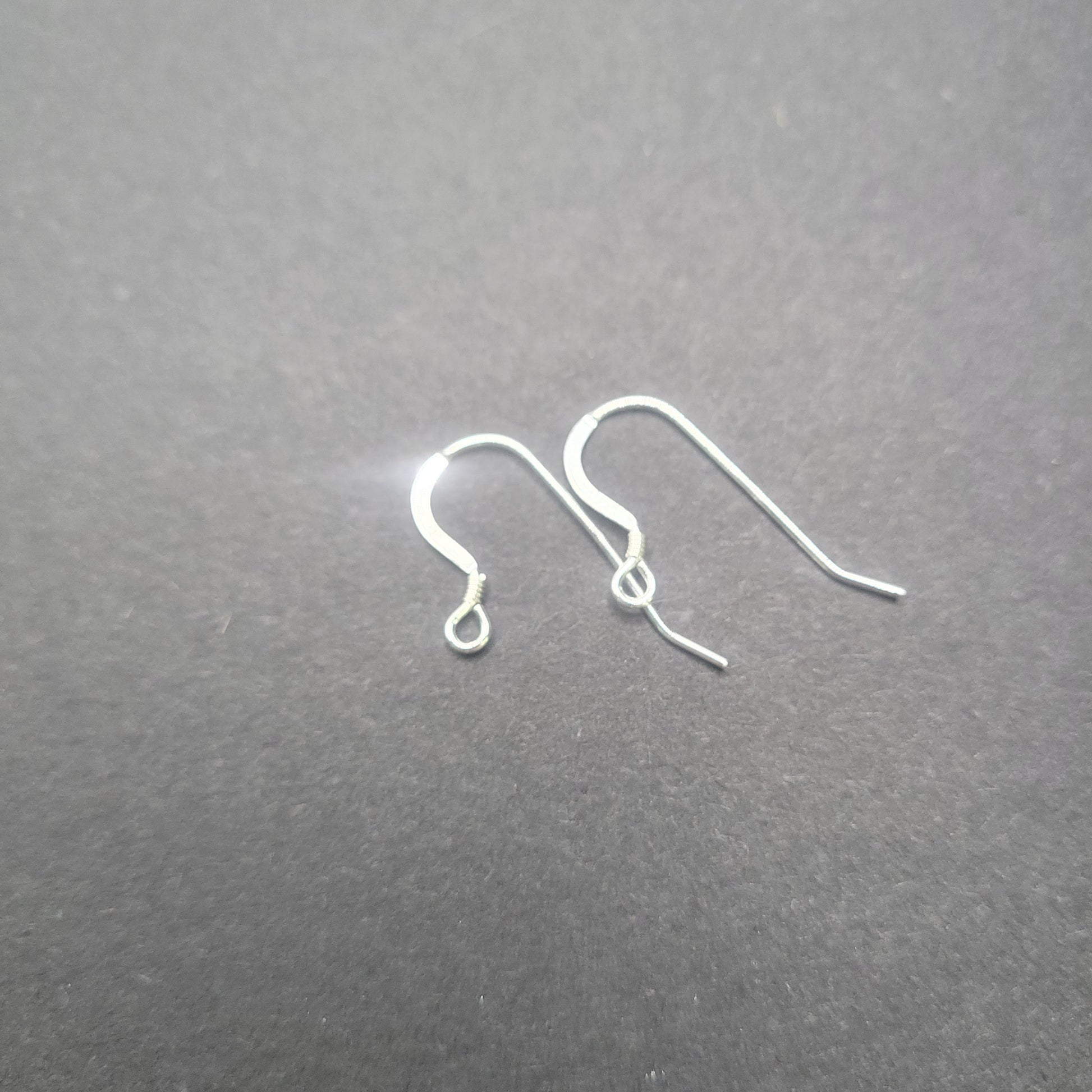 Pair of Sterling Silver Ear Wire With Coil Heavy.