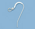 Sterling Silver Earwire with Ball 24mm.