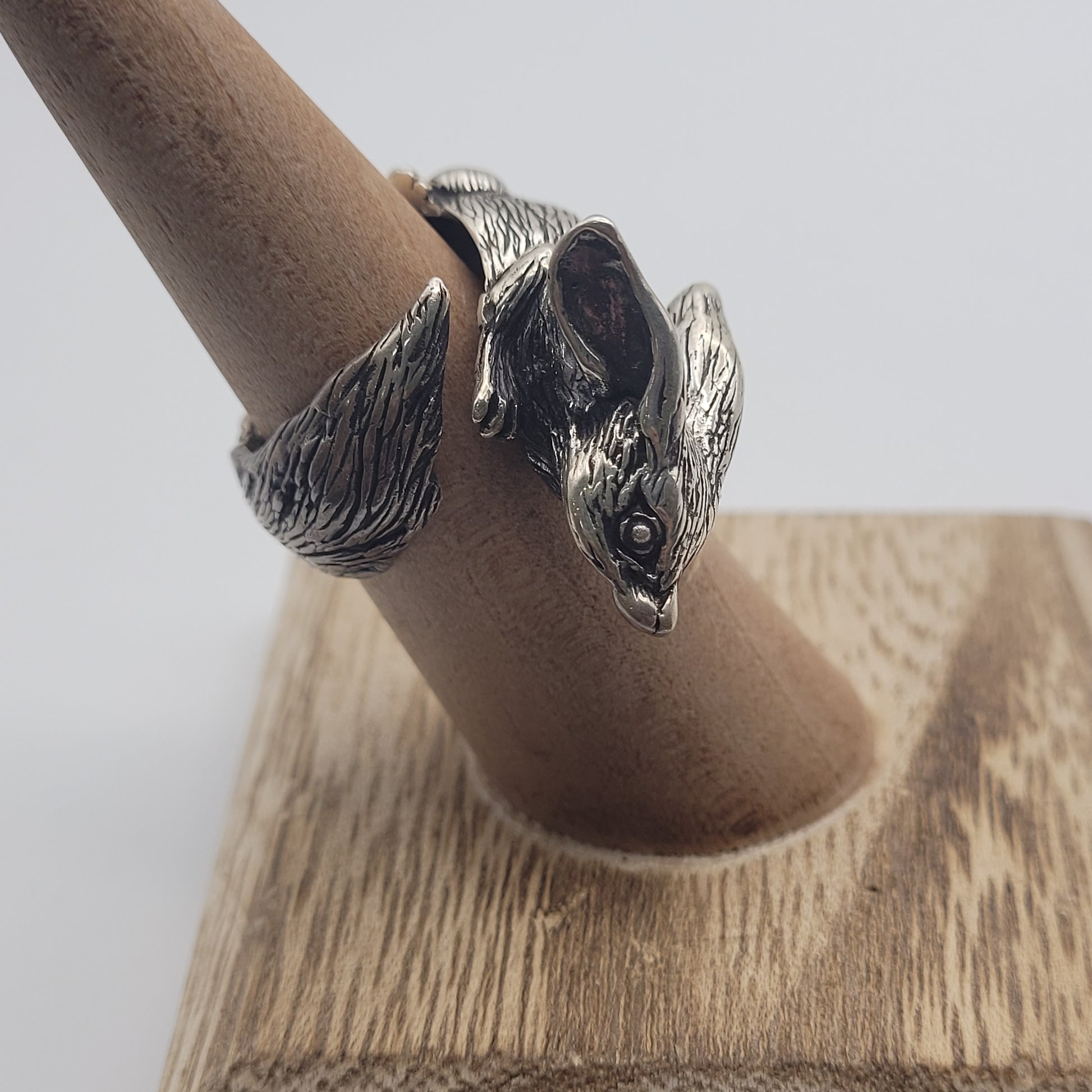 Sterling Silver Fennec Fox Ring.