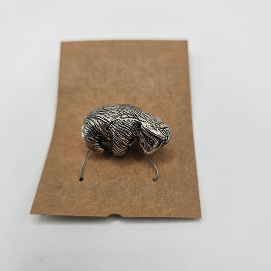 Sterling Silver Hanging Sloth Pendant.