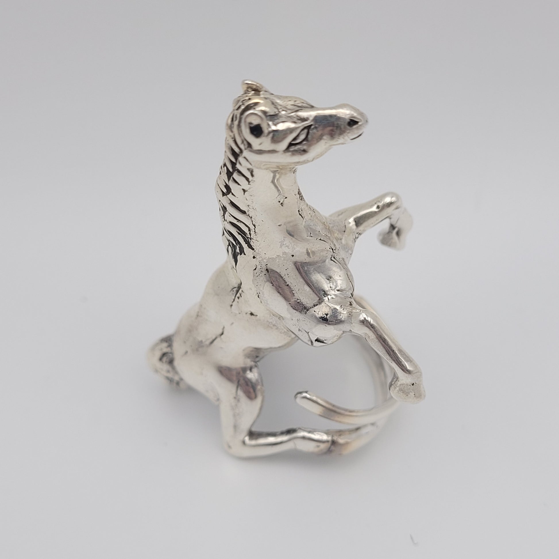 Sterling Silver Horse Ring.