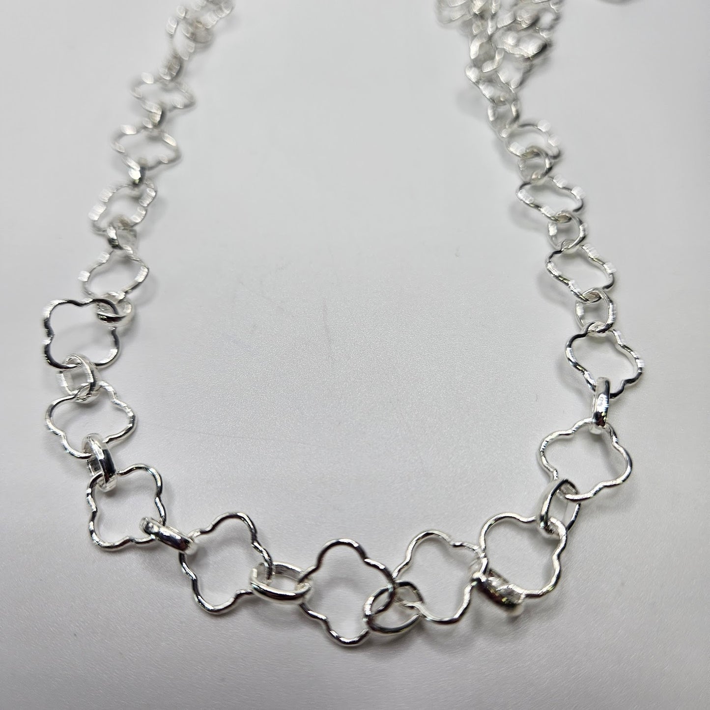 Sterling Silver Large Maruchan Tile Chain By The Foot.