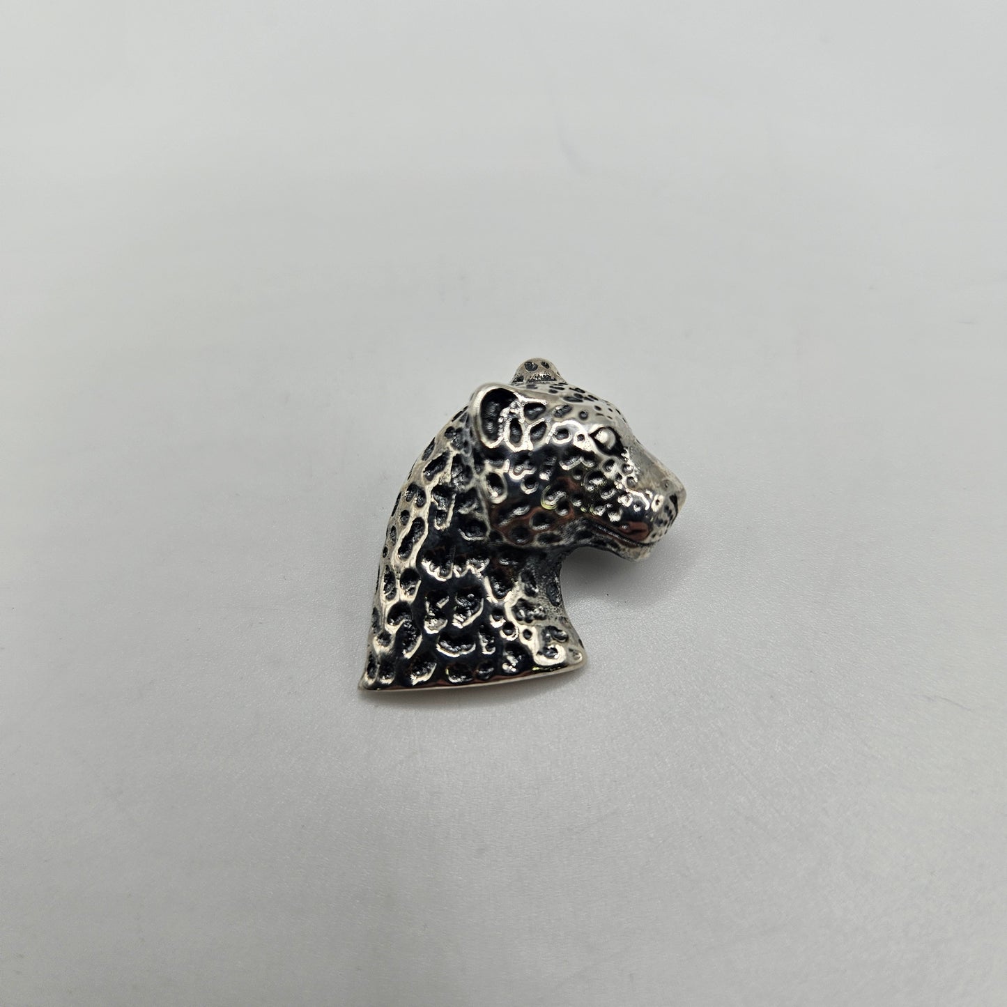 Sterling Silver Leopard Pendant.