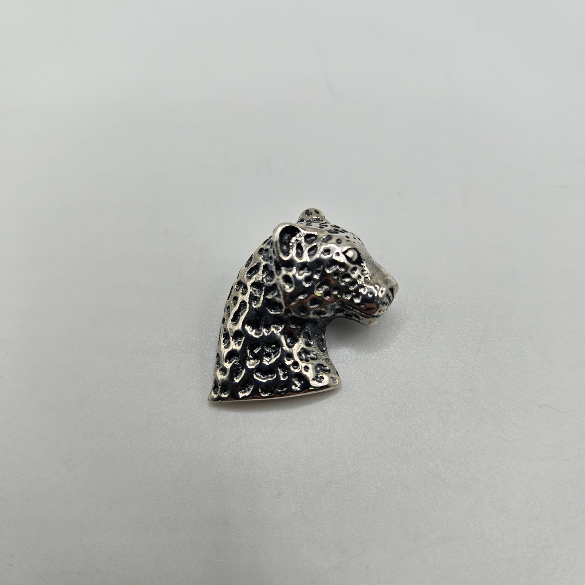 Sterling Silver Leopard Pendant.