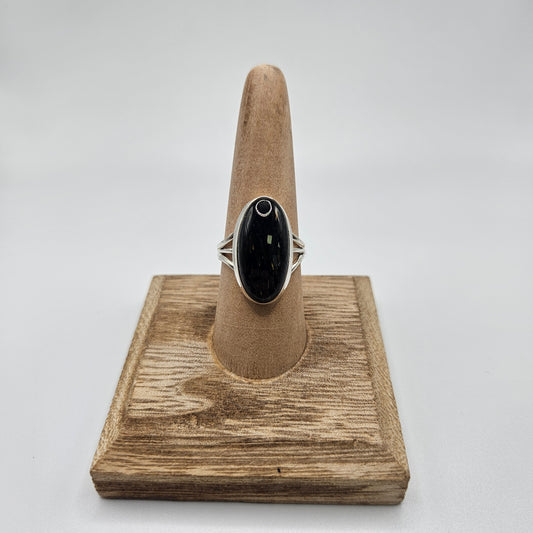 Sterling-Silver-Nuummite-Bezel-Ring-Size-9.
