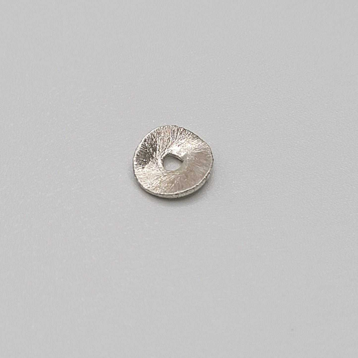 Sterling Silver Potato Chip Spacer 7.5mm.
