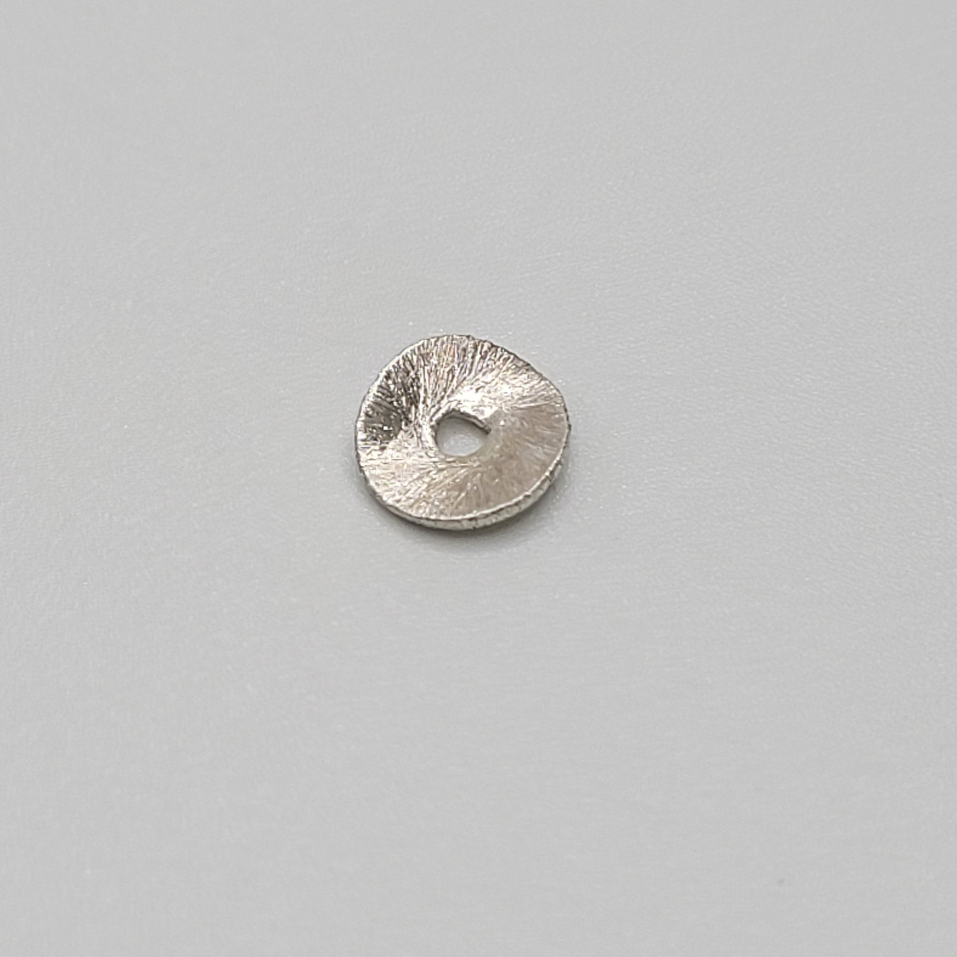 Sterling Silver Potato Chip Spacer 7.5mm.