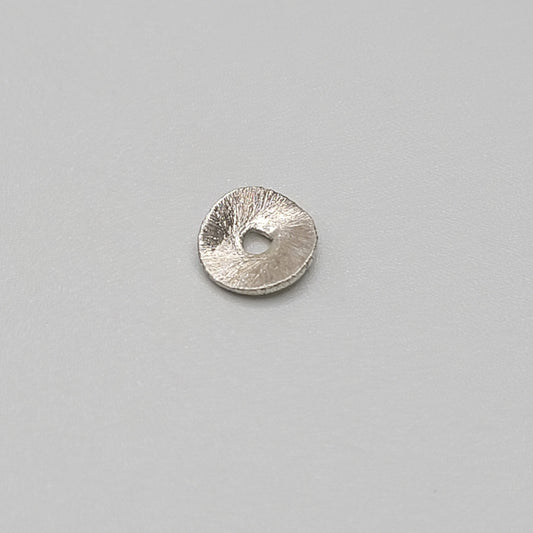 Sterling Silver Potato Chip Spacer 7.5mm.