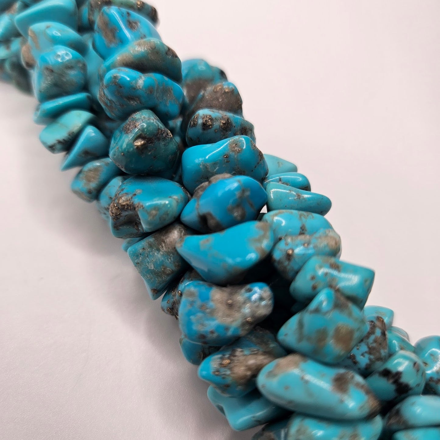 Turquoise Chunk Strand.