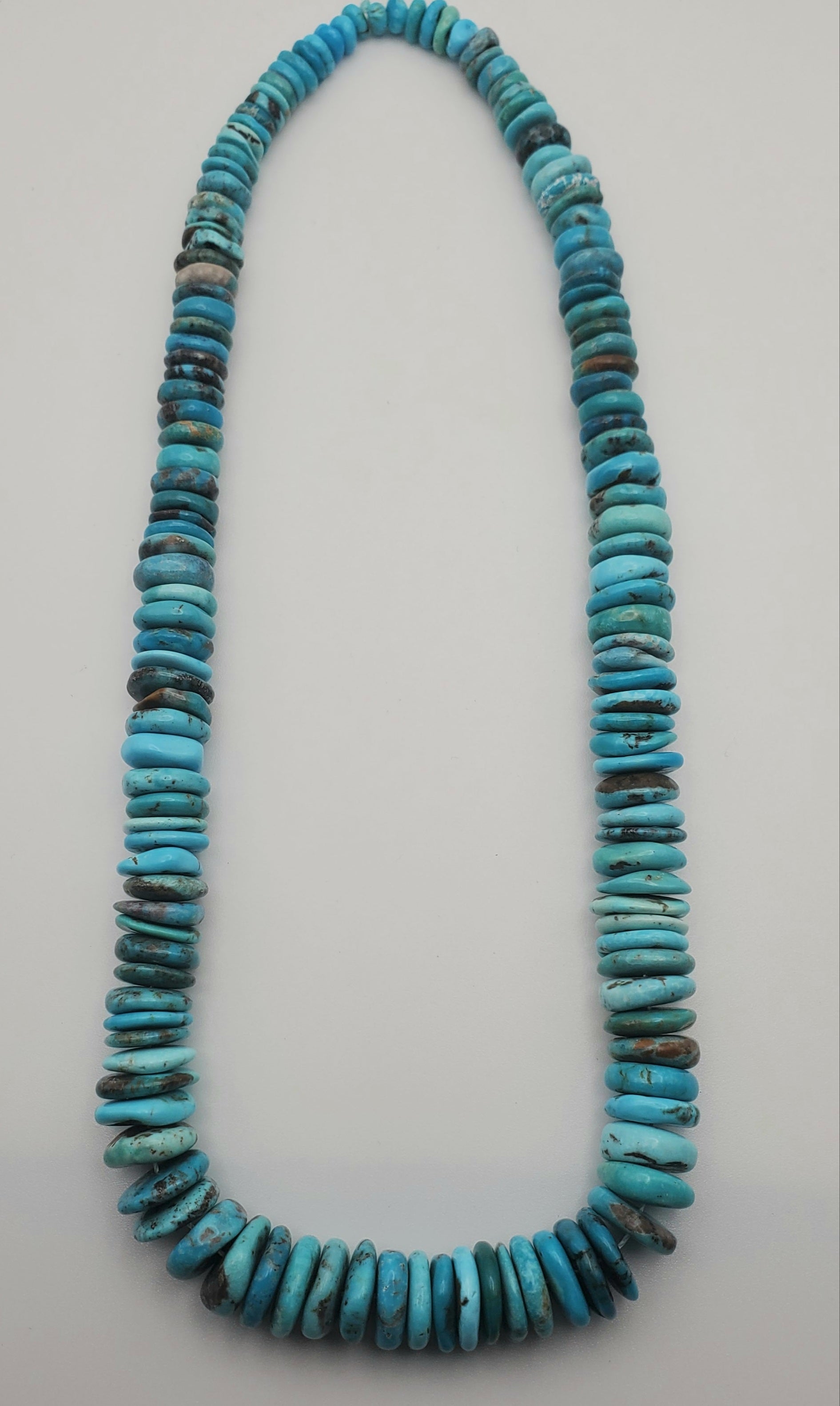 Turquoise Graduated Bead Strand.