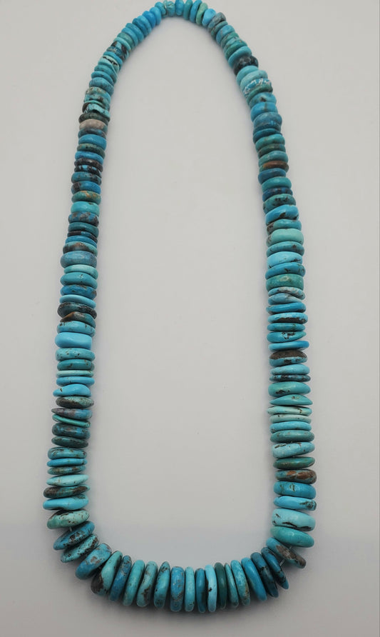 Turquoise Graduated Bead Strand.