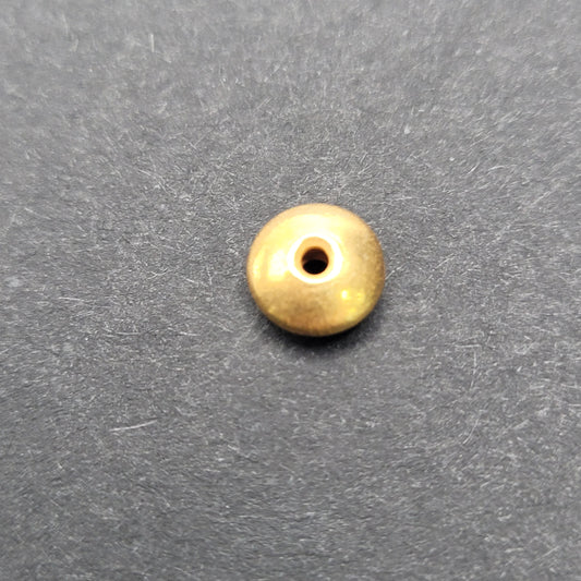 Vermeil Donut Spacer Bead.