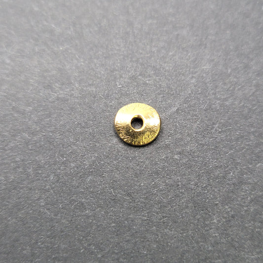 Vermeil Potato Chip Spacer Bead 7mm.
