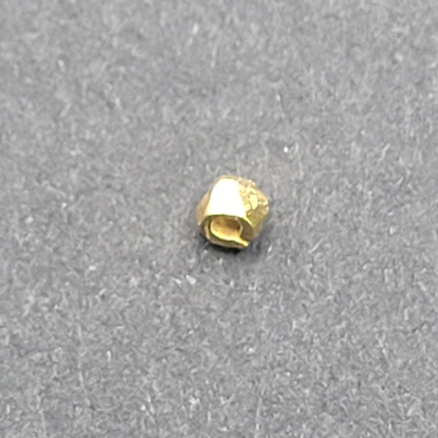 Vermeil Small Nugget Bead Sold Individually.